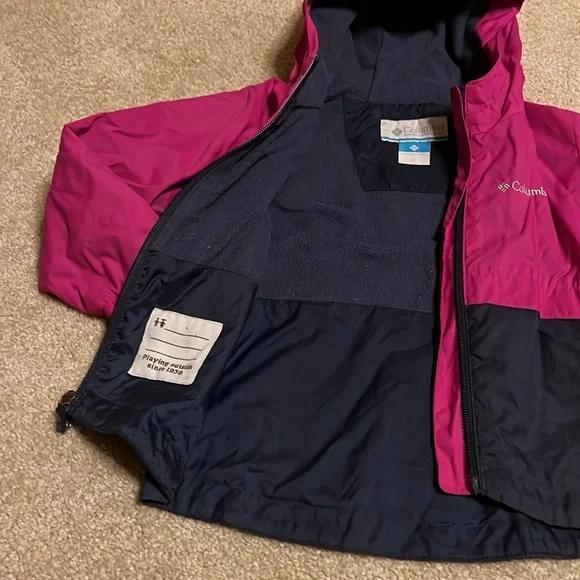 Columbia girls jacket size 3T - Picture 3 of 5